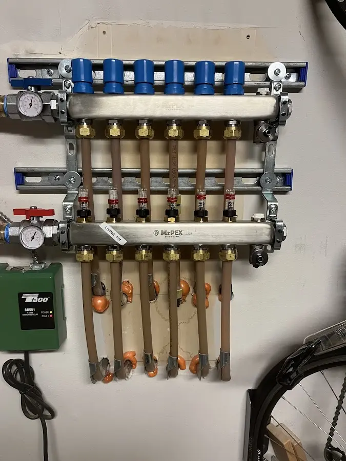 Plumber performing Leak Detection at a residential property in Plainfield